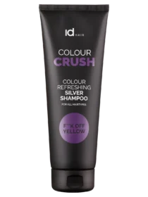 IdHAIR Colour Crush Silver Shampoo F**K Off Yellow - Фіолетовий шампунь для інтенсивної нейтралізації жовтизни