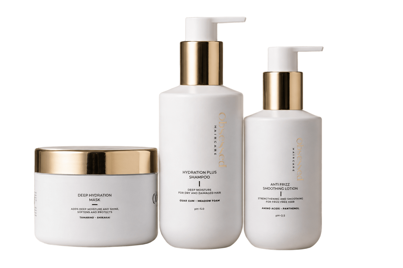 Набір для глибокого зволоження та розгладження волосся Obsessed Haircare